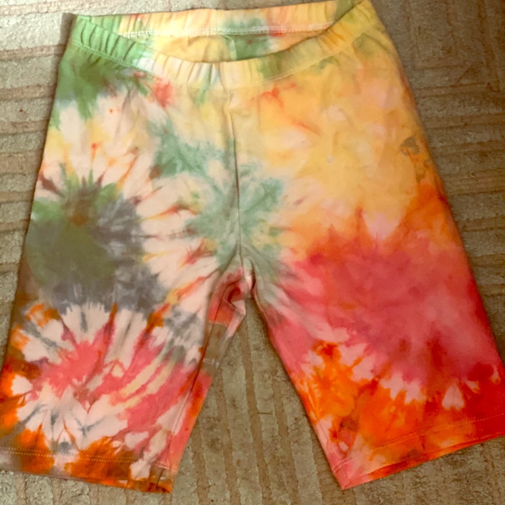 Tie-Dye Bike Shorts